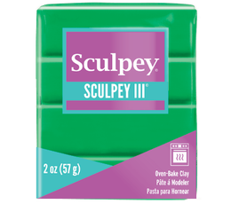 Sculpey III Polimer Kil 323 Emerald (Zümrüt Yeşili) - 1