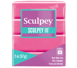 Sculpey III Polimer Kil 503 Hot Pink (Sıcak Pembe) - 1