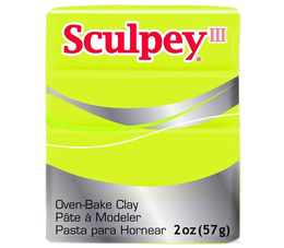 Sculpey III Polimer Kil 534 Acid Yellow - 1