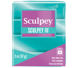 Sculpey III Polimer Kil 538 Teal Pearl - 1