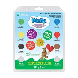 Sculpey Pluffy Primer Polimer Kil Seti 8 Renk + Ebeşuar - 1