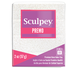 Sculpey Premo Accents Ekstra Efektli Polimer Kil 5057 White Glitter - 1