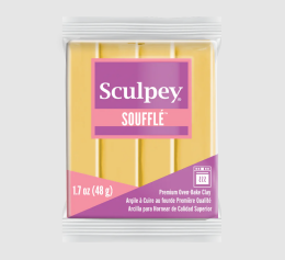 Sculpey Souffle Polimer Kil 48 gr. Yellow Ochre - 1