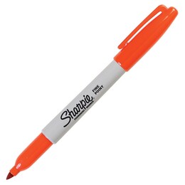 Sharpie Permanent Marker Kalem Fine Uç TURUNCU - 1