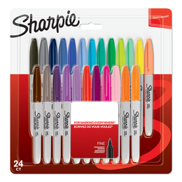 Sharpie Permanent Marker Kalem Seti Fine Uç 24 Renk - 1