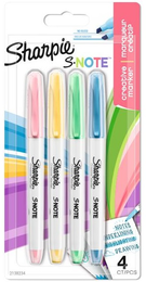 Sharpie S-Note Creative Marker İşaretleme Kalemi Seti 4 RENK - 1