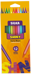 Silka Shiny Kuru Boya 12 Renk - 1