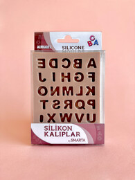 Smarta Silicone Moulds Silikon Epoksi ve Polimer Kil Kalıbı ALPHABET - 1