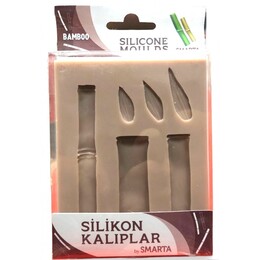 Smarta Silicone Moulds Silikon Epoksi ve Polimer Kil Kalıbı BAMBOO - 1