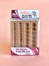 Smarta Silicone Moulds Silikon Epoksi ve Polimer Kil Kalıbı BEAD BORDER - 1