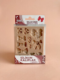 Smarta Silicone Moulds Silikon Epoksi ve Polimer Kil Kalıbı BOWS - 1