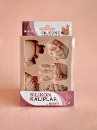 Smarta Silicone Moulds Silikon Epoksi ve Polimer Kil Kalıbı BREAD SET - 1