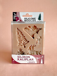 Smarta Silicone Moulds Silikon Epoksi ve Polimer Kil Kalıbı CHRISTMAS SET - 1