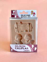 Smarta Silicone Moulds Silikon Epoksi ve Polimer Kil Kalıbı KIDS SET - 1