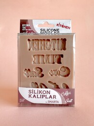 Smarta Silicone Moulds Silikon Epoksi ve Polimer Kil Kalıbı KITCHEN TAG - 1