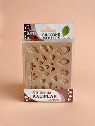 Smarta Silicone Moulds Silikon Epoksi ve Polimer Kil Kalıbı MINI LEAVES - 1