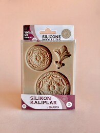 Smarta Silicone Moulds Silikon Epoksi ve Polimer Kil Kalıbı VINTAGE SET - 1