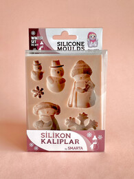 Smarta Silicone Moulds Silikon Epoksi ve Polimer Kil Kalıbı WINTER SET - 1