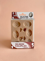 Smarta Silicone Moulds Silikon Epoksi ve Polimer Kil Kalıbı CAMEOS - 1