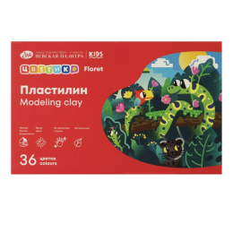 St. Petersburg Floret Plastilin Model Hamuru Seti 36 Renk x 15 gr. - 2