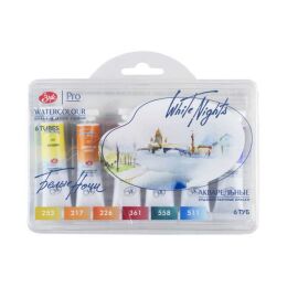 St. Petersburg White Nights Tüp Sulu Boya Seti Autumn Palette 6 Renk x 10 ml. - 1