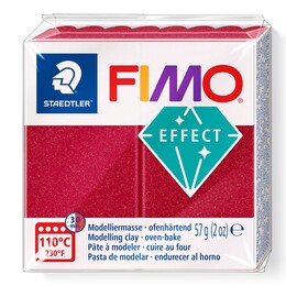 Staedtler Fimo Effect Polimer Kil 28 Ruby Red (Metalik) - 1