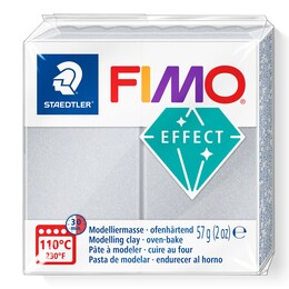 Staedtler Fimo Effect Polimer Kil 817 Sedefli Gümüş - 1