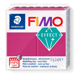 Staedtler Fimo Effect Polimer Kil T21 Metallic Bordeaux - 1