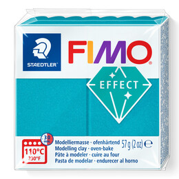 Staedtler Fimo Effect Polimer Kil T36 Metallic Turquoise - 1