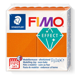 Staedtler Fimo Effect Polimer Kil T41 Metallic Orange - 1