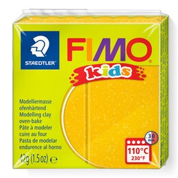 Staedtler Fimo Kids Yumuşak Polimer Kil 112 Glitter (Simli) Gold - 1