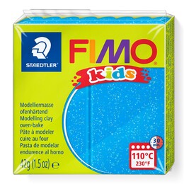 Staedtler Fimo Kids Yumuşak Polimer Kil 312 Yaldızlı Mavi - 1