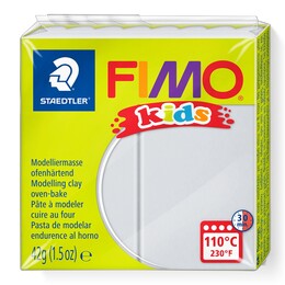 Staedtler Fimo Kids Yumuşak Polimer Kil 80 Açık Gri - 1