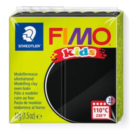 Staedtler Fimo Kids Yumuşak Polimer Kil 9 Black - 1