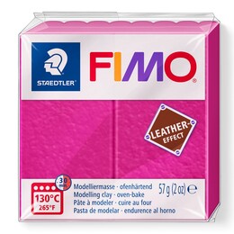 Staedtler Fimo Leather (Deri) Effect Polimer Kil 229 Vişne - 1