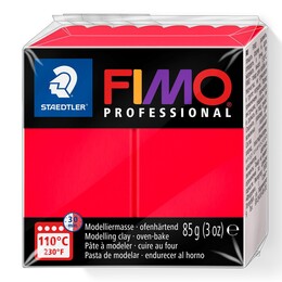 Staedtler Fimo Professional Polimer Kil 85 gr. 200 Saf Kırmızı - 1