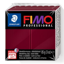 Staedtler Fimo Professional Polimer Kil 85 gr. 23 Bordo - 1