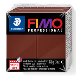 Staedtler Fimo Professional Polimer Kil 85 gr. 77 Çikolata - 1