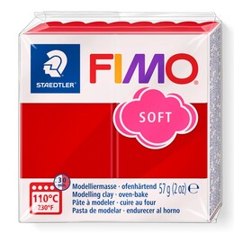 Staedtler Fimo Soft Polimer Kil 2 P Noel Kırmızı - 1