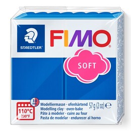 Staedtler Fimo Soft Polimer Kil 37 Pacific Blue - 1