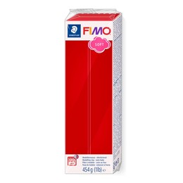 Staedtler Fimo Soft Polimer Kil 454 gr. 2 Noel Kırmızı - 1