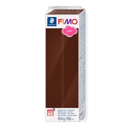 Staedtler Fimo Soft Polimer Kil 454 gr. 75 Çikolata - 1