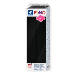 Staedtler Fimo Soft Polimer Kil 454 gr. 9 Siyah - 1