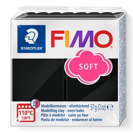 Staedtler Fimo Soft Polimer Kil 9 Black - 1