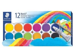 Staedtler Noris Sulu Boya 12+1 Renk - 1