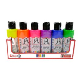 Südor Mona Lisa Multi Akrilik Boya Seti 6 Fosforlu Renk x 70 ml. Şişe - 1