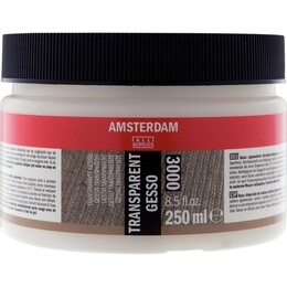 Talens Amsterdam 3000 Transparan Şeffaf Gesso 250 ml. - 1