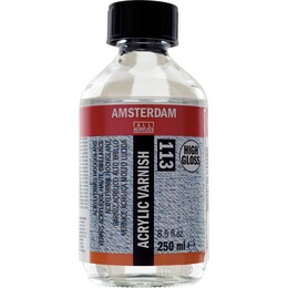 Talens Amsterdam Acrylic Varnish High Glossy 113 Çok Parlak Akrilik Boya Verniği 250 ml. - 1