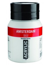 Talens Amsterdam Akrilik Boya 500 ml. 104 Zinc White - 1