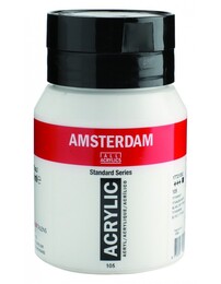 Talens Amsterdam Akrilik Boya 500 ml. 105 Titanium White - 1